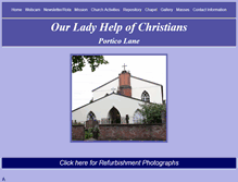 Tablet Screenshot of ourladysportico.co.uk